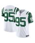 Men’s New York Jets Quinnen Williams White Classic Alternate Vapor F.U.S.E. Limited Jersey