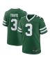 Men’s New York Jets Travis Legacy Green Team Game Jersey