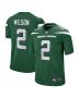 Men’s New York Jets Zach Wilson Gotham Green Game Jersey