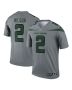 Men’s New York Jets Zach Wilson Gray Inverted Legend Player Performance Top