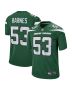 Men’s New York Jets Zaire Barnes Gotham Green Game Jersey