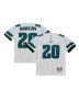 Men’s Philadelphia Eagles 1996 Brian Dawkins Mitchell & Ness White Throwback Retired Player Jersey