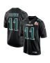 Men’s Philadelphia Eagles A.J. Brown Carbon Black Super Bowl LIX Fashion Game Player Jersey