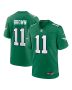 Men’s Philadelphia Eagles A.J. Brown Kelly Green Alternate Game Player Jersey