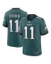 Men’s Philadelphia Eagles A.J. Brown Midnight Green Team Game Jersey