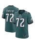 Men’s Philadelphia Eagles Darian Kinnard Midnight Green Team Game Jersey