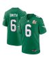 Men’s Philadelphia Eagles DeVonta Smith Kelly Green Super Bowl LIX 2nd Alternate Game Jersey