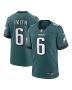 Men’s Philadelphia Eagles DeVonta Smith Midnight Green Team Game Jersey