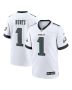 Men’s Philadelphia Eagles Jalen Hurts White White Game Jersey