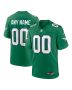 Men’s Philadelphia Eagles Kelly Green Alternate Custom Game Jersey