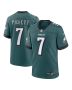 Men’s Philadelphia Eagles Kenny Pickett Midnight Green Game Jersey