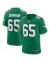Men’s Philadelphia Eagles Lane Johnson Kelly Green Alternate Game Jersey