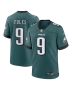 Men’s Philadelphia Eagles Nick Foles Midnight Green Team Retired Player Game Jersey