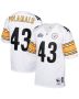 Men’s Pittsburgh Steelers 2005 Troy Polamalu Mitchell & Ness White Throwback Retired Player Jersey