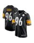 Men’s Pittsburgh Steelers Breiden Fehoko Black Game Jersey