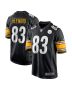 Men’s Pittsburgh Steelers Connor Heyward Black Game Player Jersey