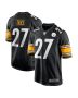 Men’s Pittsburgh Steelers Cory Trice Black Game Jersey