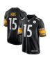 Men’s Pittsburgh Steelers Denzel Mims Black Game Jersey