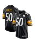 Men’s Pittsburgh Steelers Elandon Roberts Black Game Jersey