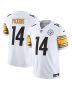 Men’s Pittsburgh Steelers George Pickens White Vapor F.U.S.E. Limited Jersey