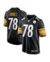 Men’s Pittsburgh Steelers James Daniels Black Game Player Jersey