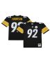 Men’s Pittsburgh Steelers James Harrison Mitchell & Ness Black Legacy Jersey