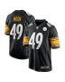 Men’s Pittsburgh Steelers Jeremiah Moon Black Game Jersey