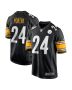 Men’s Pittsburgh Steelers Joey Porter Jr. Black Game Jersey