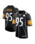 Men’s Pittsburgh Steelers Keeanu Benton Black Team Game Jersey
