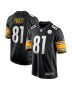 Men’s Pittsburgh Steelers MyCole Pruitt Black Game Jersey