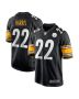 Men’s Pittsburgh Steelers Najee Harris Black Game Jersey