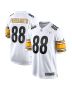 Men’s Pittsburgh Steelers Pat Freiermuth White Game Player Jersey