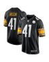 Men’s Pittsburgh Steelers Payton Wilson Black Game Jersey