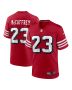 Men’s San Francisco 49ers Christian McCaffrey Scarlet Alternate Game Player Jersey