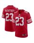 Men’s San Francisco 49ers Christian McCaffrey Scarlet Game Player Jersey