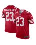 Men’s San Francisco 49ers Christian McCaffrey Scarlet Team Legend Player Performance Top