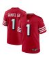 Men’s San Francisco 49ers Deebo Samuel Sr Scarlet Alternate Game Jersey