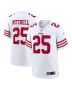 Men’s San Francisco 49ers Elijah Mitchell White Player Game Jersey