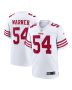 Men’s San Francisco 49ers Fred Warner White Player Game Jersey