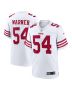 Men’s San Francisco 49ers Fred Warner White Team Game Player Jersey