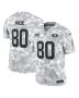Men’s San Francisco 49ers Jerry Rice Arctic Camo 2024 Salute to Service Retired Player Limited Jersey