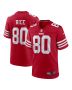 Men’s San Francisco 49ers Jerry Rice Scarlet Retired Team Player Game Jersey