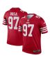 Men’s San Francisco 49ers Nick Bosa Scarlet Team Legend Player Performance Top