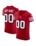 Men’s San Francisco 49ers Scarlet Alternate Vapor F.U.S.E. Elite Custom Jersey