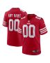 Men’s San Francisco 49ers Scarlet Custom Jersey