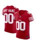 Men’s San Francisco 49ers Scarlet Vapor F.U.S.E. Elite Custom Jersey