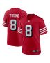 Men’s San Francisco 49ers Steve Young Scarlet Retired Alternate Game Jersey