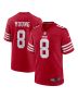 Men’s San Francisco 49ers Steve Young Scarlet Retired Game Player Jersey