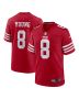 Men’s San Francisco 49ers Steve Young Scarlet Retired Player Game Jersey