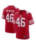 Men’s San Francisco 49ers Taybor Pepper Scarlet Game Jersey